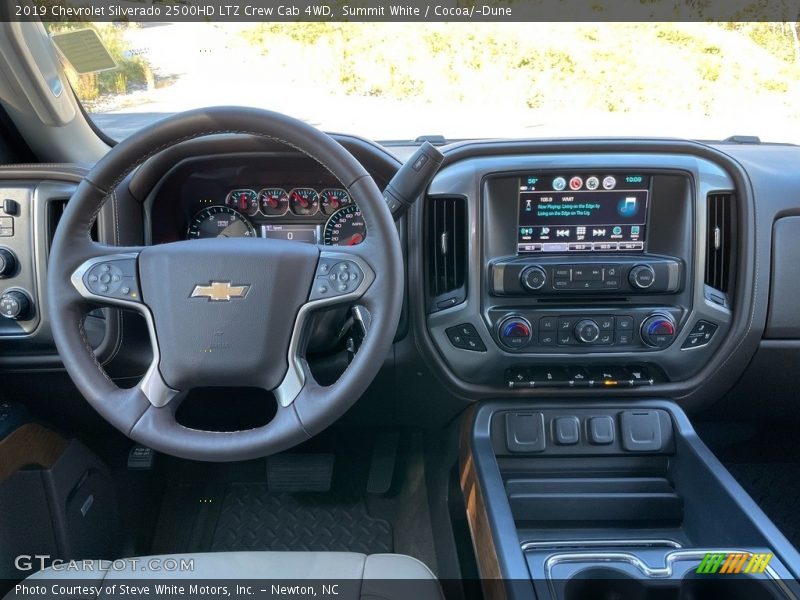 Summit White / Cocoa/­Dune 2019 Chevrolet Silverado 2500HD LTZ Crew Cab 4WD