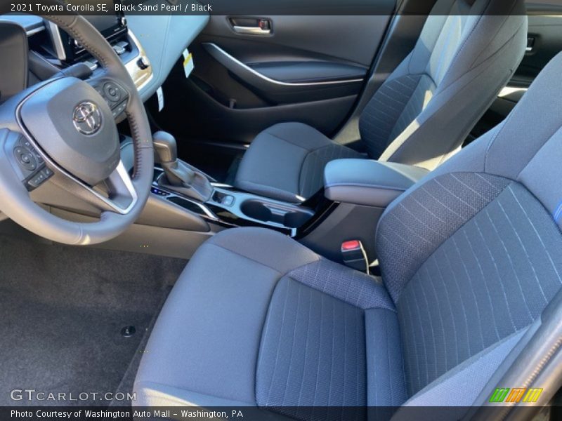  2021 Corolla SE Black Interior