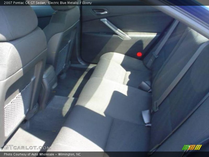 Electric Blue Metallic / Ebony 2007 Pontiac G6 GT Sedan