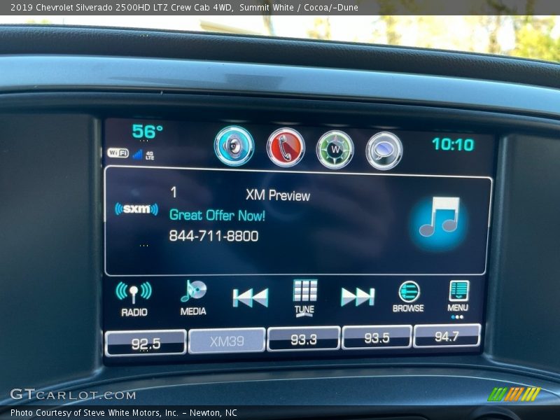 Summit White / Cocoa/­Dune 2019 Chevrolet Silverado 2500HD LTZ Crew Cab 4WD