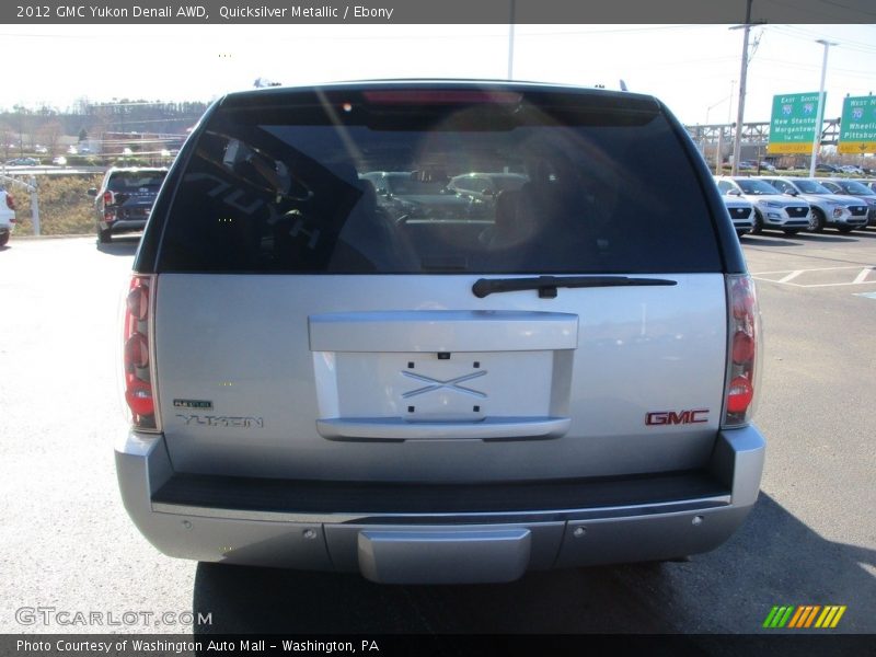 Quicksilver Metallic / Ebony 2012 GMC Yukon Denali AWD