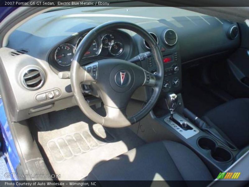 Electric Blue Metallic / Ebony 2007 Pontiac G6 GT Sedan