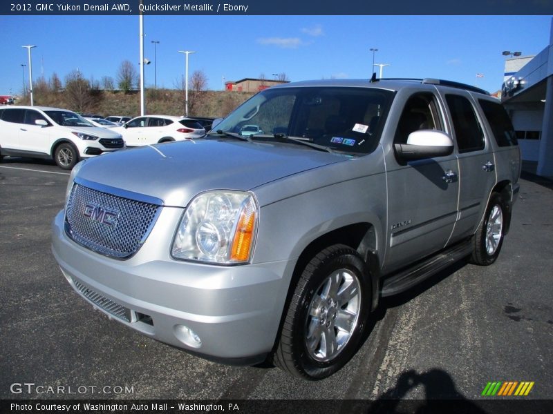 Quicksilver Metallic / Ebony 2012 GMC Yukon Denali AWD