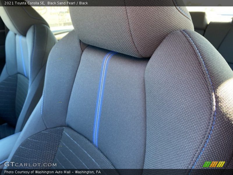 Black Sand Pearl / Black 2021 Toyota Corolla SE