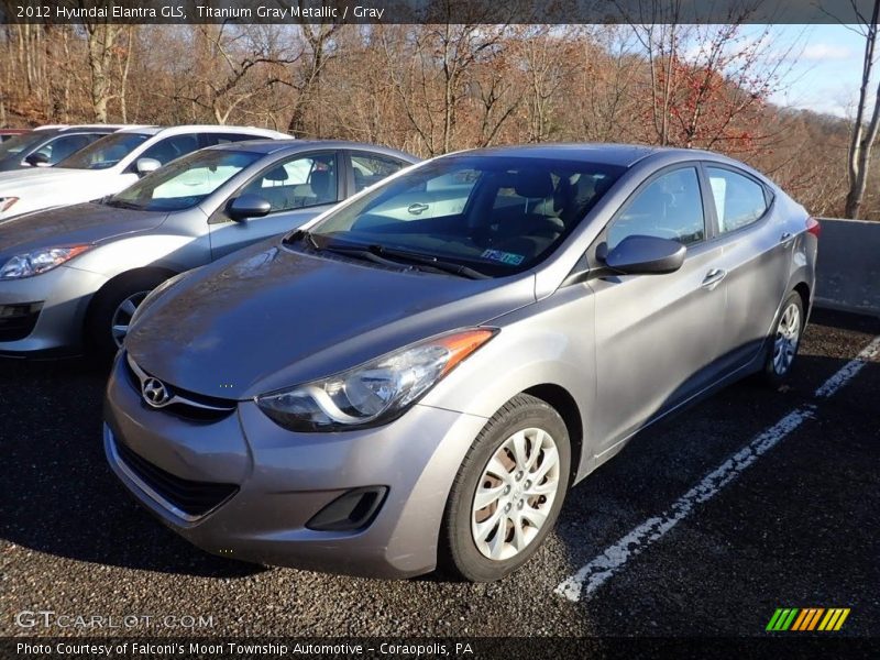 Titanium Gray Metallic / Gray 2012 Hyundai Elantra GLS