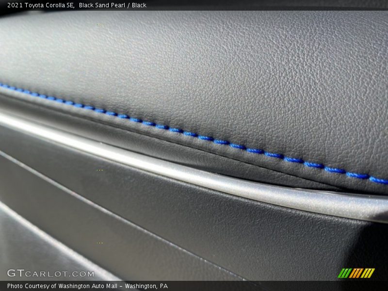 Black Sand Pearl / Black 2021 Toyota Corolla SE