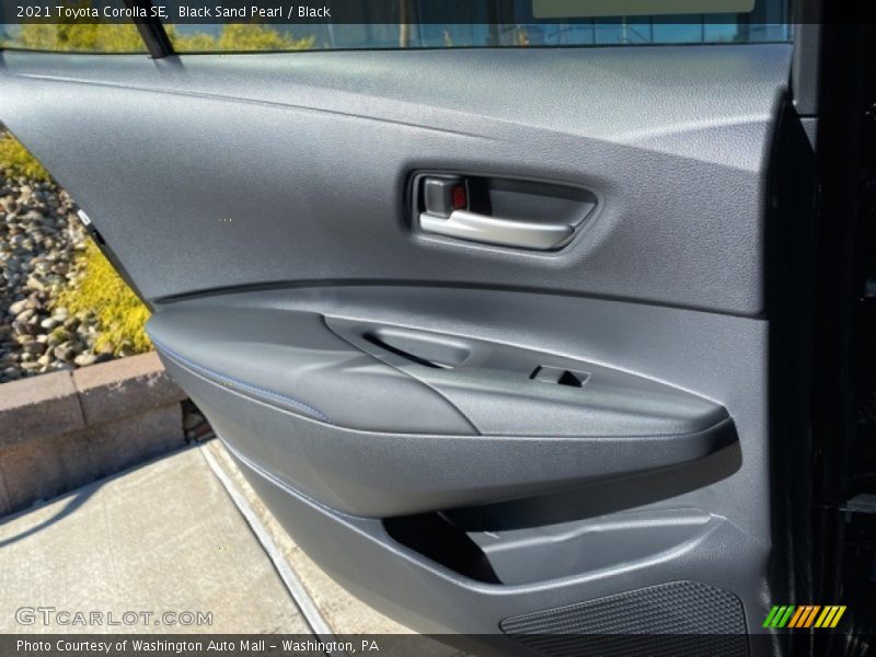 Black Sand Pearl / Black 2021 Toyota Corolla SE