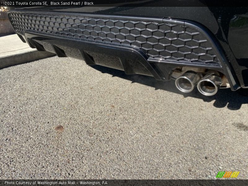 Black Sand Pearl / Black 2021 Toyota Corolla SE
