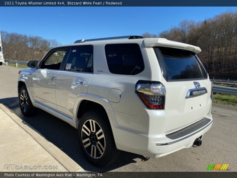 Blizzard White Pearl / Redwood 2021 Toyota 4Runner Limited 4x4