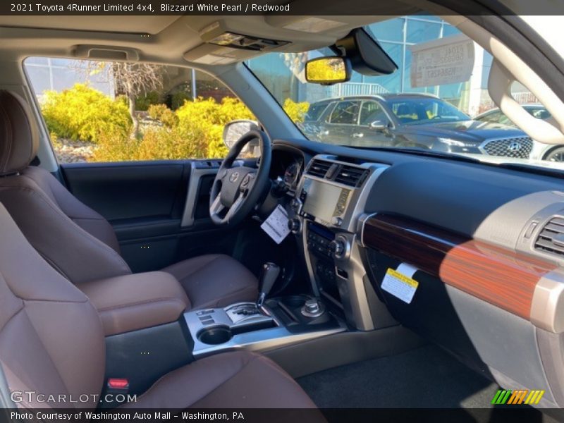 Blizzard White Pearl / Redwood 2021 Toyota 4Runner Limited 4x4