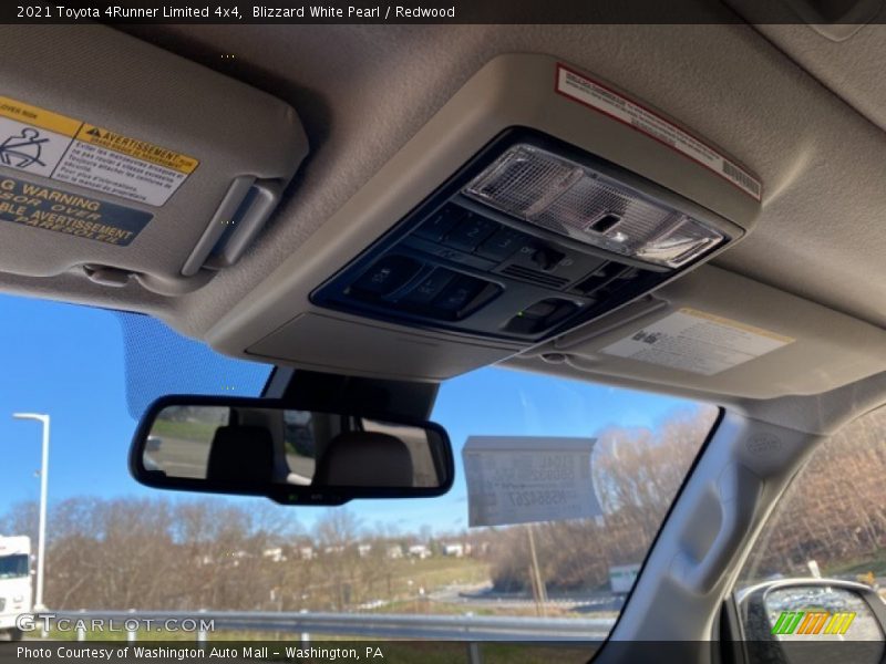 Blizzard White Pearl / Redwood 2021 Toyota 4Runner Limited 4x4