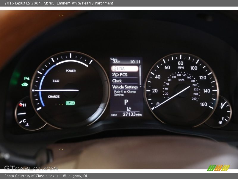  2016 ES 300h Hybrid 300h Hybrid Gauges