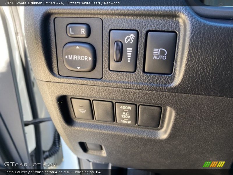 Controls of 2021 4Runner Limited 4x4