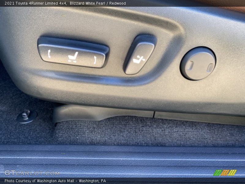 Blizzard White Pearl / Redwood 2021 Toyota 4Runner Limited 4x4