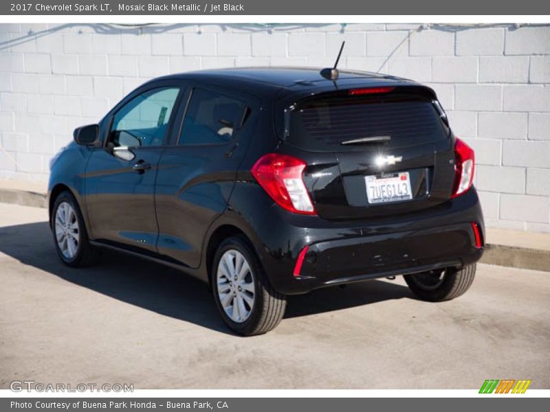 Mosaic Black Metallic / Jet Black 2017 Chevrolet Spark LT