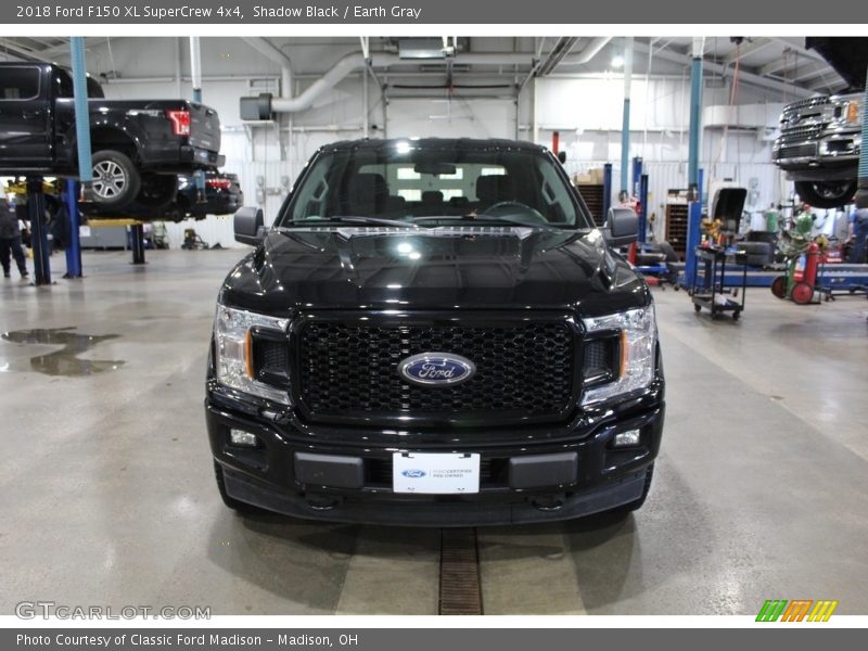 Shadow Black / Earth Gray 2018 Ford F150 XL SuperCrew 4x4