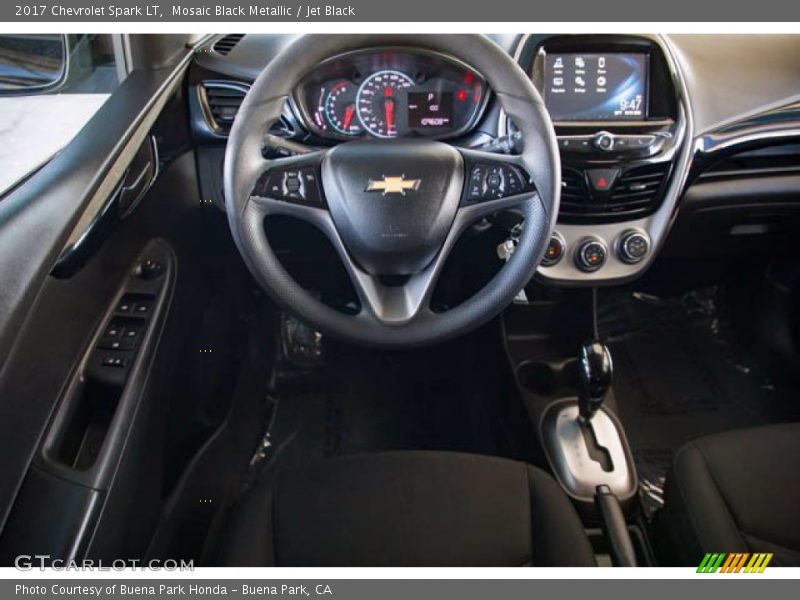 Mosaic Black Metallic / Jet Black 2017 Chevrolet Spark LT
