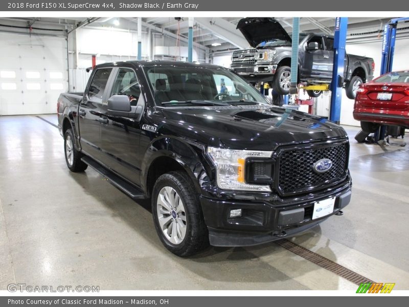 Shadow Black / Earth Gray 2018 Ford F150 XL SuperCrew 4x4