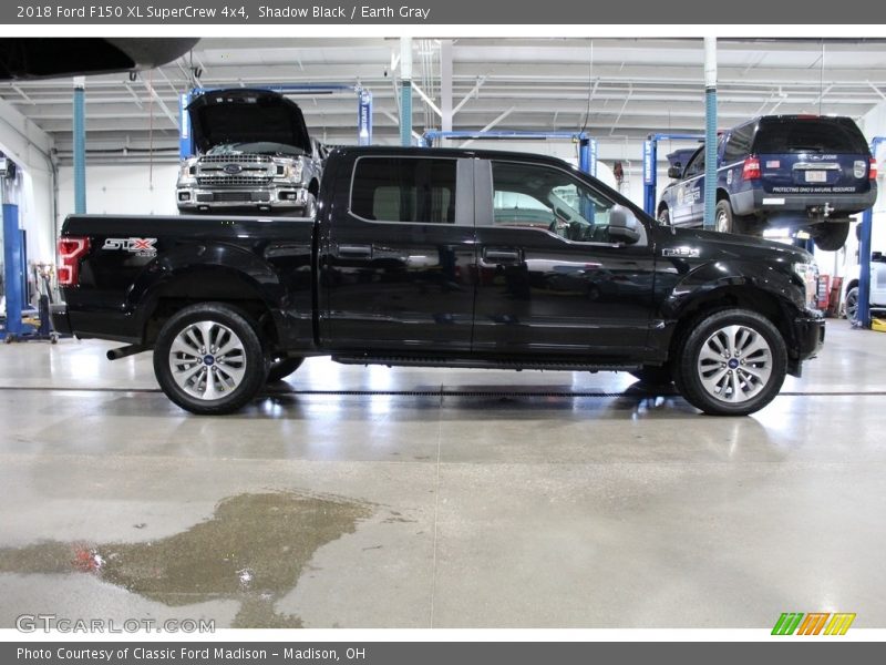 Shadow Black / Earth Gray 2018 Ford F150 XL SuperCrew 4x4