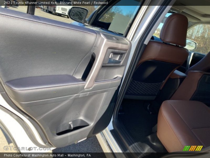 Blizzard White Pearl / Redwood 2021 Toyota 4Runner Limited 4x4