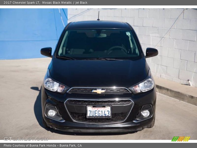 Mosaic Black Metallic / Jet Black 2017 Chevrolet Spark LT