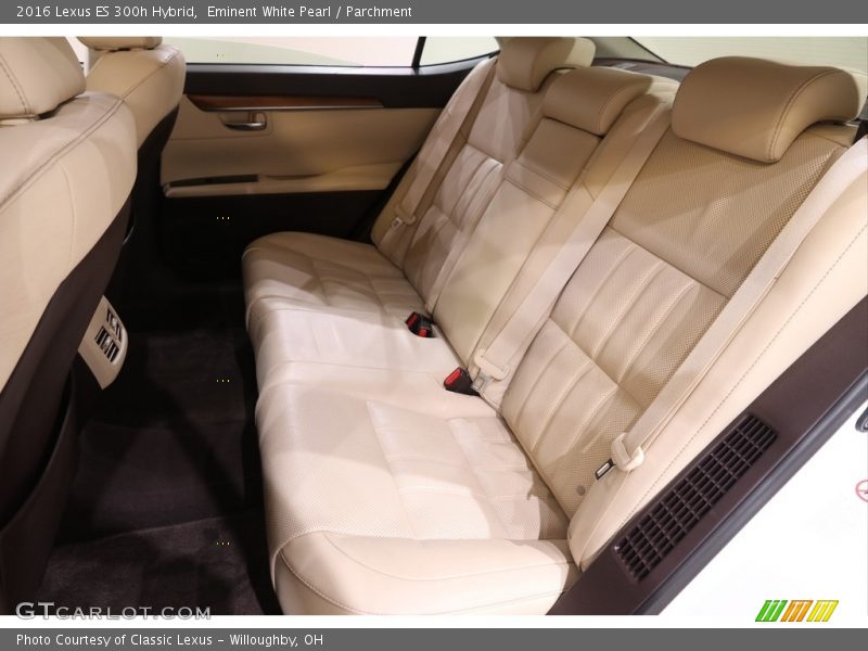 Rear Seat of 2016 ES 300h Hybrid