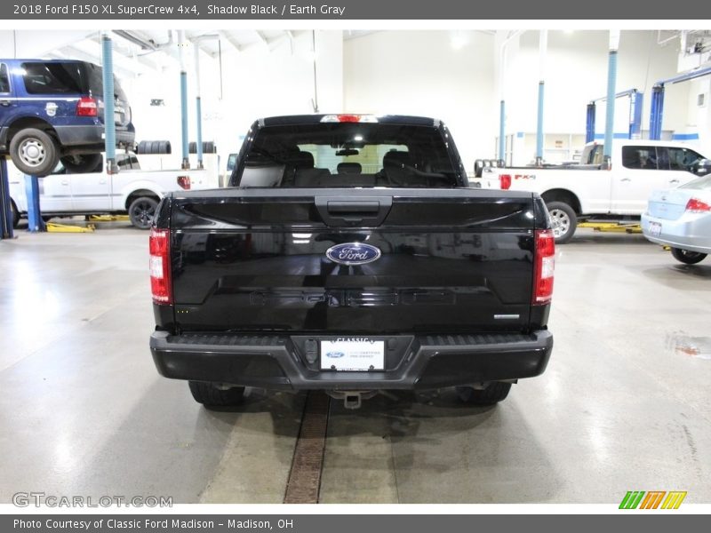 Shadow Black / Earth Gray 2018 Ford F150 XL SuperCrew 4x4