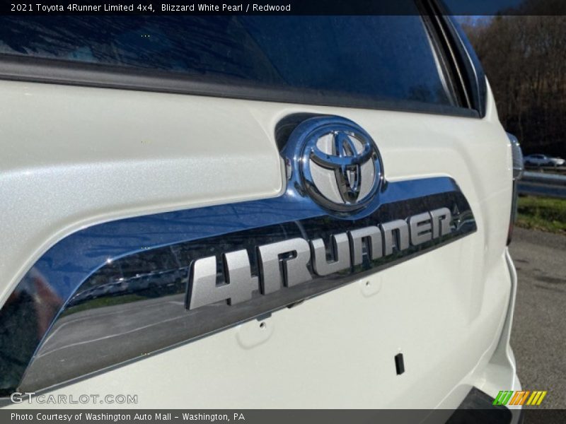 Blizzard White Pearl / Redwood 2021 Toyota 4Runner Limited 4x4