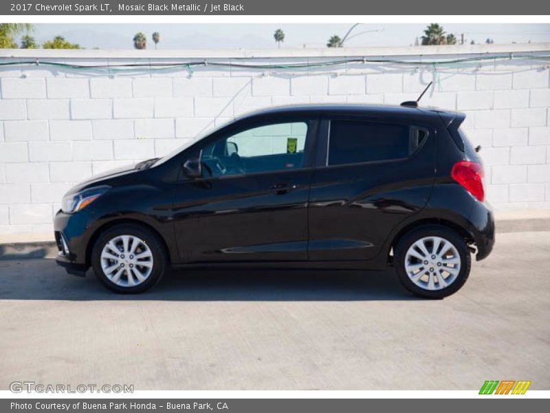 Mosaic Black Metallic / Jet Black 2017 Chevrolet Spark LT