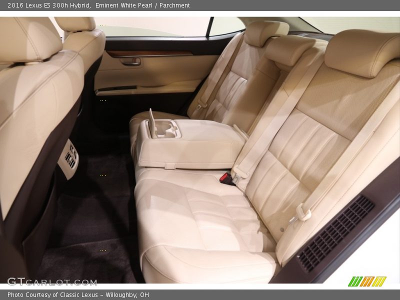 Rear Seat of 2016 ES 300h Hybrid