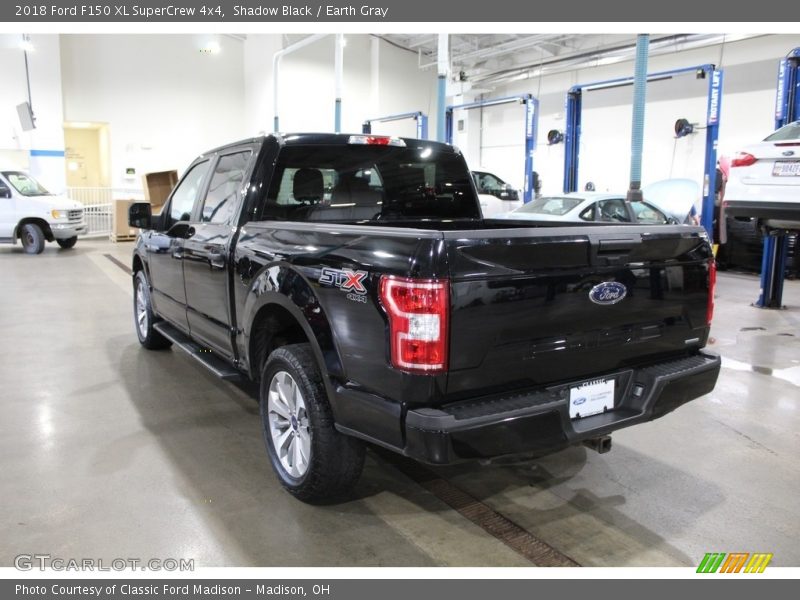 Shadow Black / Earth Gray 2018 Ford F150 XL SuperCrew 4x4