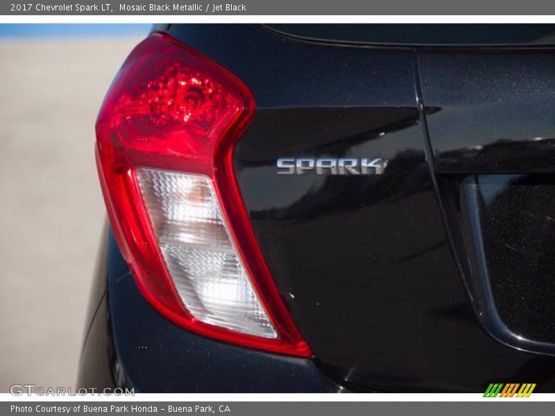 Mosaic Black Metallic / Jet Black 2017 Chevrolet Spark LT