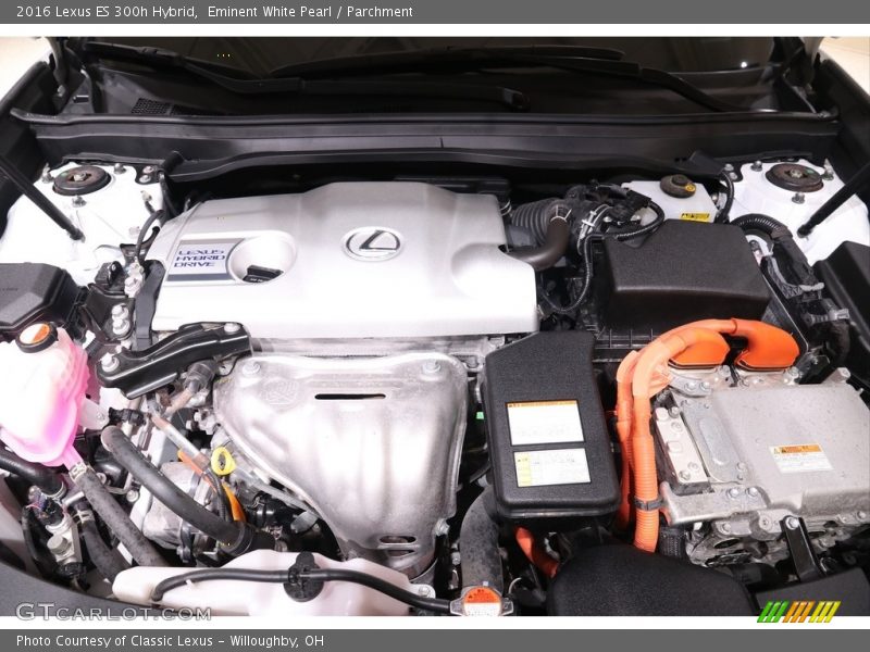  2016 ES 300h Hybrid Engine - 2.5 Liter Atkinson Cycle DOHC 16-Valve VVT-i 4 Cylinder Gasoline/Electric Hybrid