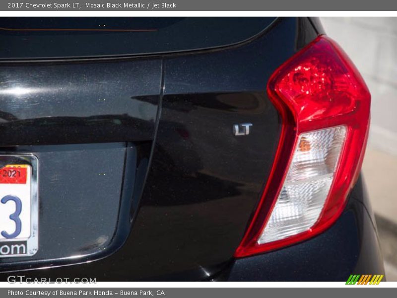 Mosaic Black Metallic / Jet Black 2017 Chevrolet Spark LT