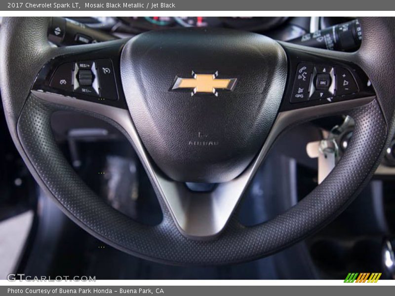 Mosaic Black Metallic / Jet Black 2017 Chevrolet Spark LT