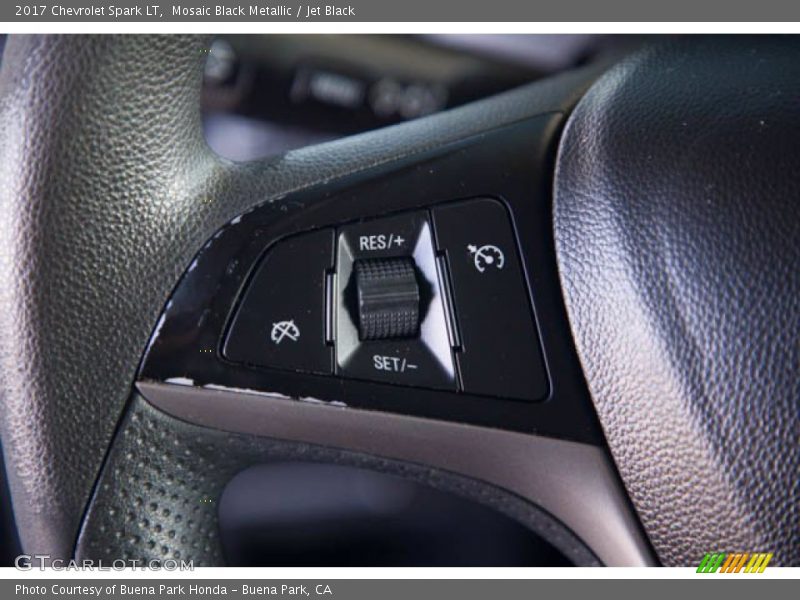 Mosaic Black Metallic / Jet Black 2017 Chevrolet Spark LT