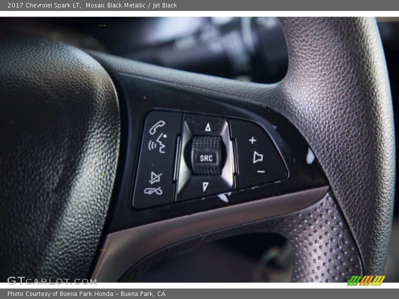 Mosaic Black Metallic / Jet Black 2017 Chevrolet Spark LT