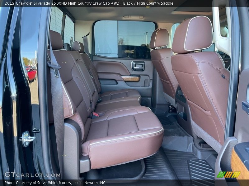Rear Seat of 2019 Silverado 2500HD High Country Crew Cab 4WD