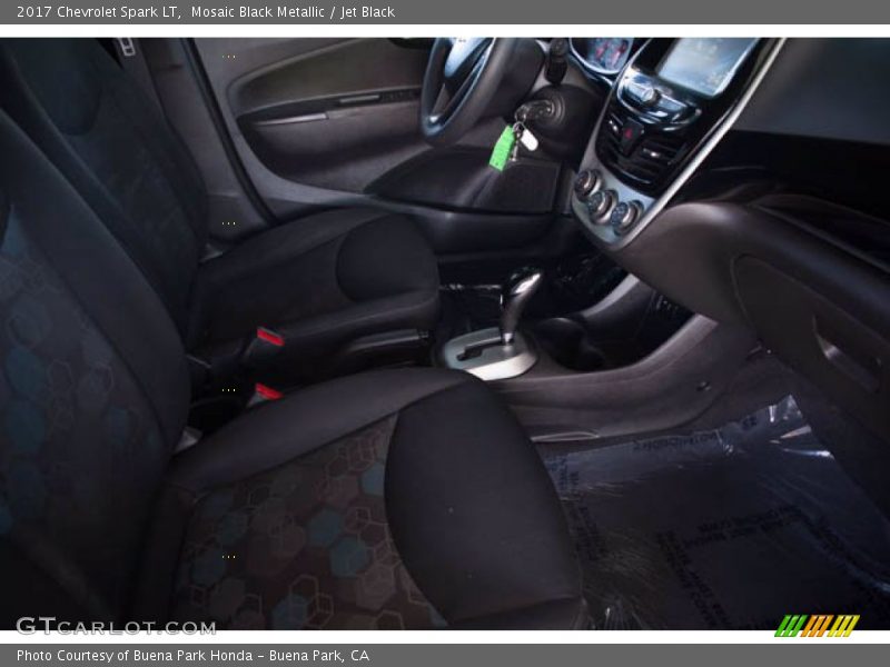 Mosaic Black Metallic / Jet Black 2017 Chevrolet Spark LT