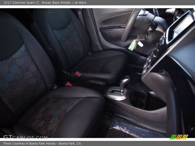 Mosaic Black Metallic / Jet Black 2017 Chevrolet Spark LT