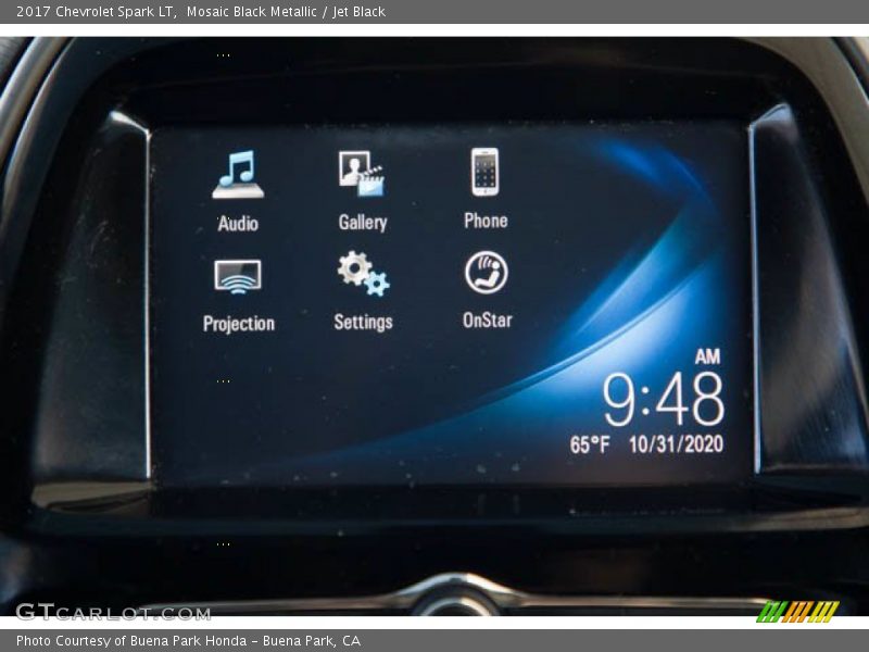 Mosaic Black Metallic / Jet Black 2017 Chevrolet Spark LT
