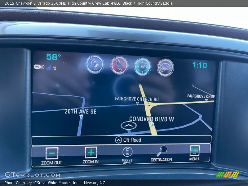 Black / High Country Saddle 2019 Chevrolet Silverado 2500HD High Country Crew Cab 4WD