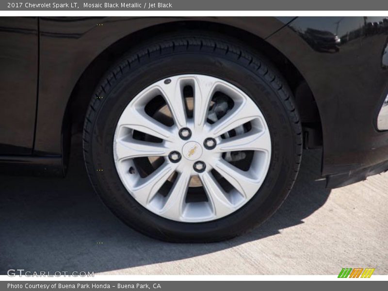 Mosaic Black Metallic / Jet Black 2017 Chevrolet Spark LT