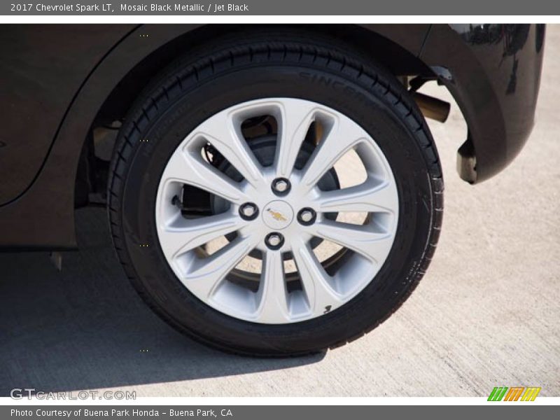 Mosaic Black Metallic / Jet Black 2017 Chevrolet Spark LT
