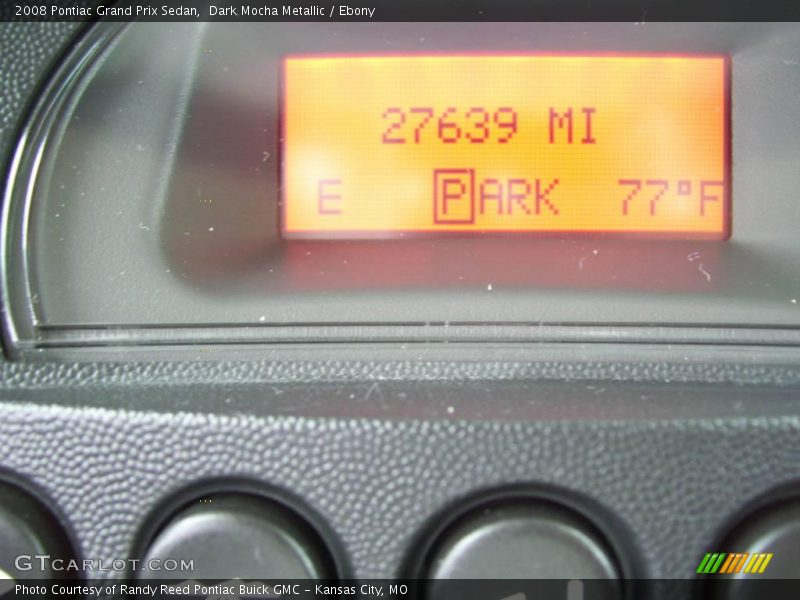 Dark Mocha Metallic / Ebony 2008 Pontiac Grand Prix Sedan