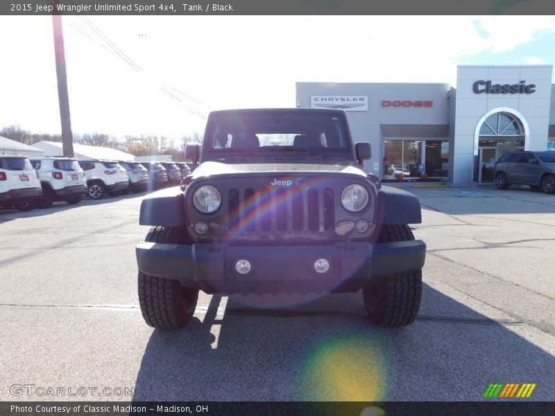 Tank / Black 2015 Jeep Wrangler Unlimited Sport 4x4
