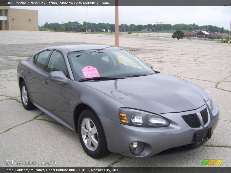 Shadow Gray Metallic / Ebony 2008 Pontiac Grand Prix Sedan