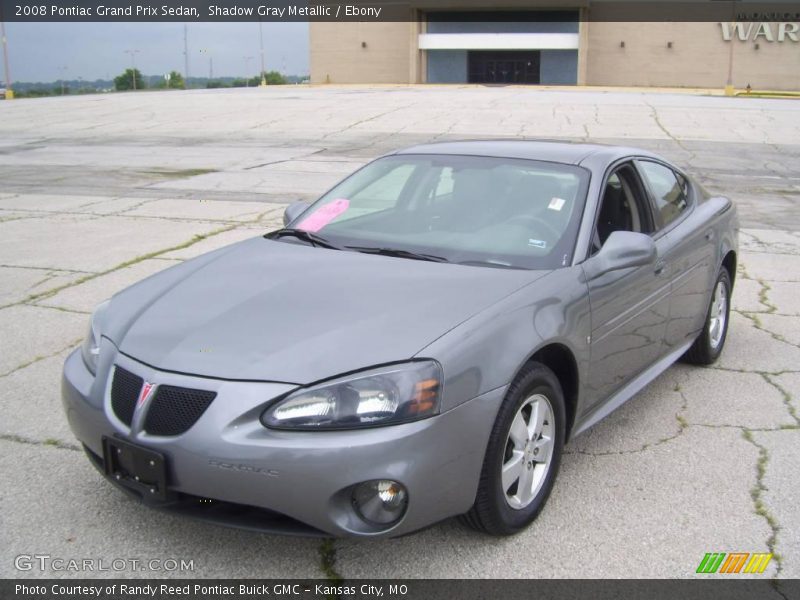 Shadow Gray Metallic / Ebony 2008 Pontiac Grand Prix Sedan