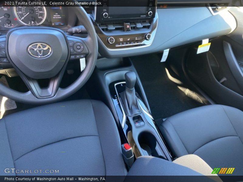 Celestite Gray Metallic / Black 2021 Toyota Corolla LE