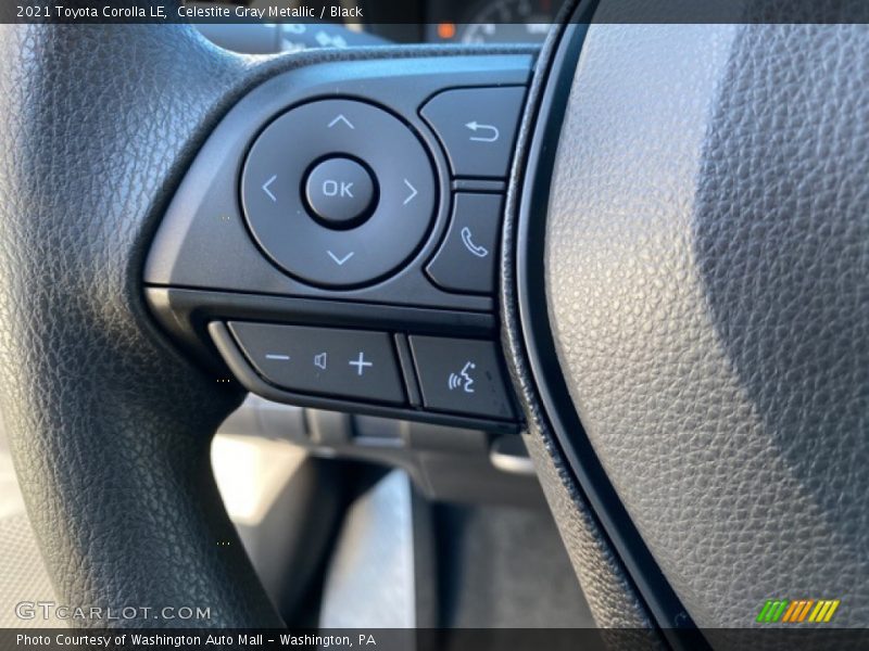 Celestite Gray Metallic / Black 2021 Toyota Corolla LE
